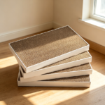 White Two-Sided Cat Scratch Pad 4-Pack