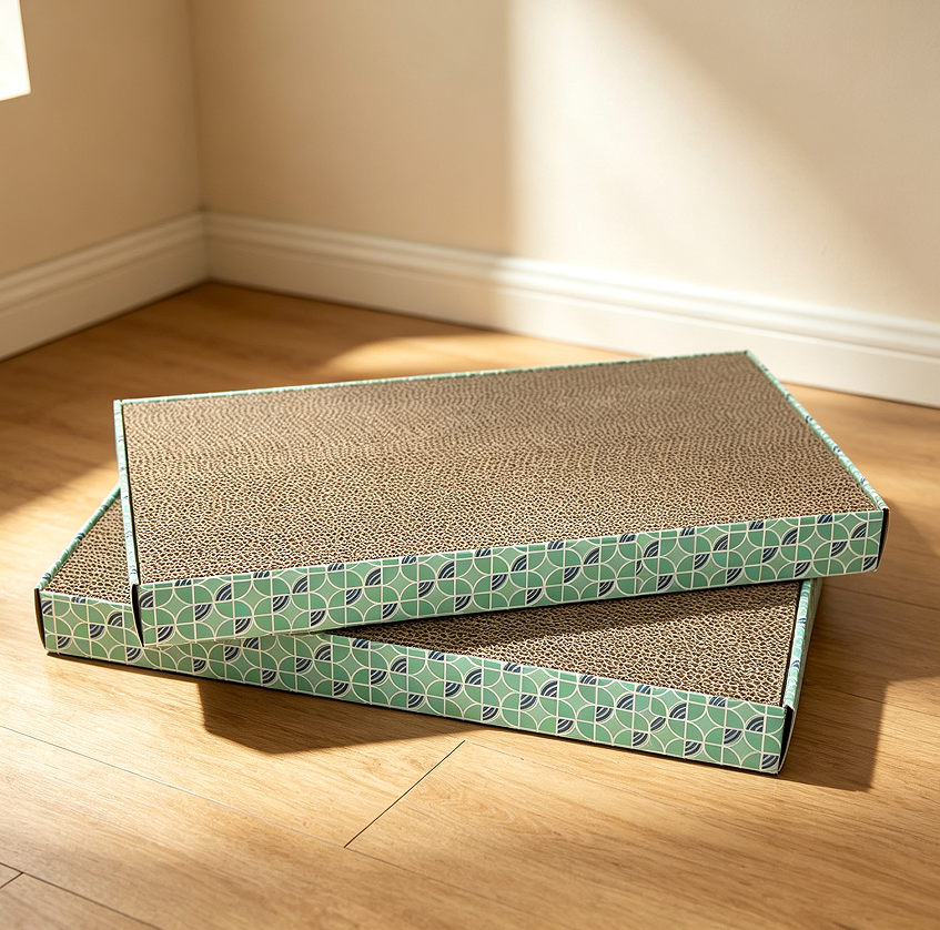4 Catnip Double-Sided Scratch Pad 2-Pack - Image 1