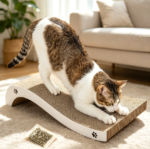 Single Double-Sided Catnip Scratching Board