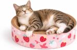 High-Density Corrugated Cat Scratcher Lounge Bed