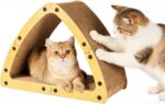 Triangle Cardboard Cat House Tunnel Sofa Scratcher