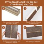 Splicing Double-Sided Cat Scratch Pad 2-Pack - Image 2