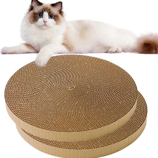 Round Cat Scratcher Refill Pads 2-Pack